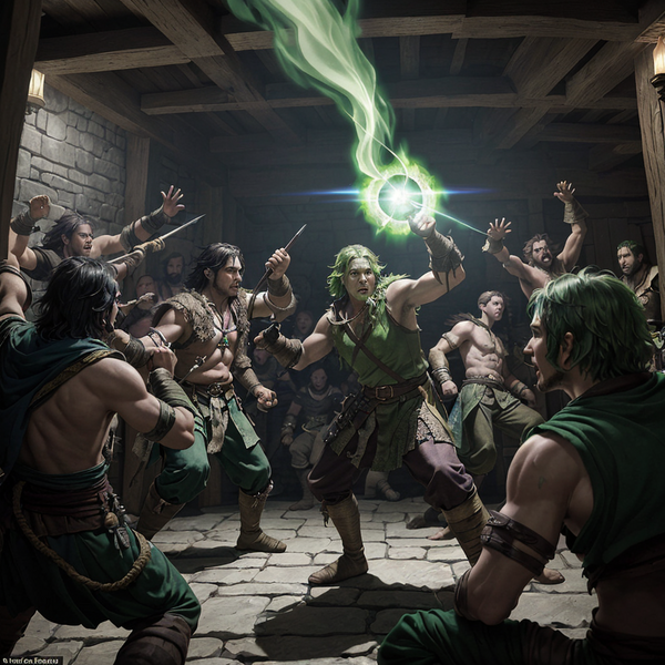 File:Egon casting a spell at the Empty Net Tavern.png